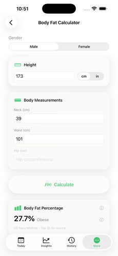 BalanceMeal - Settings