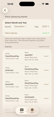 ChessView - Settings