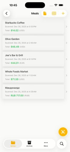 LiquidReceipt Screenshot 2